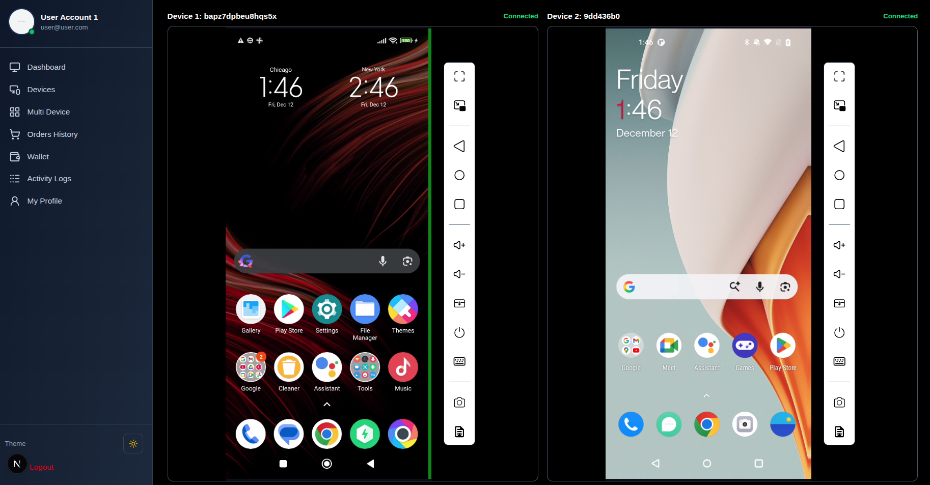 Screenshot for Access your rental phone remotely